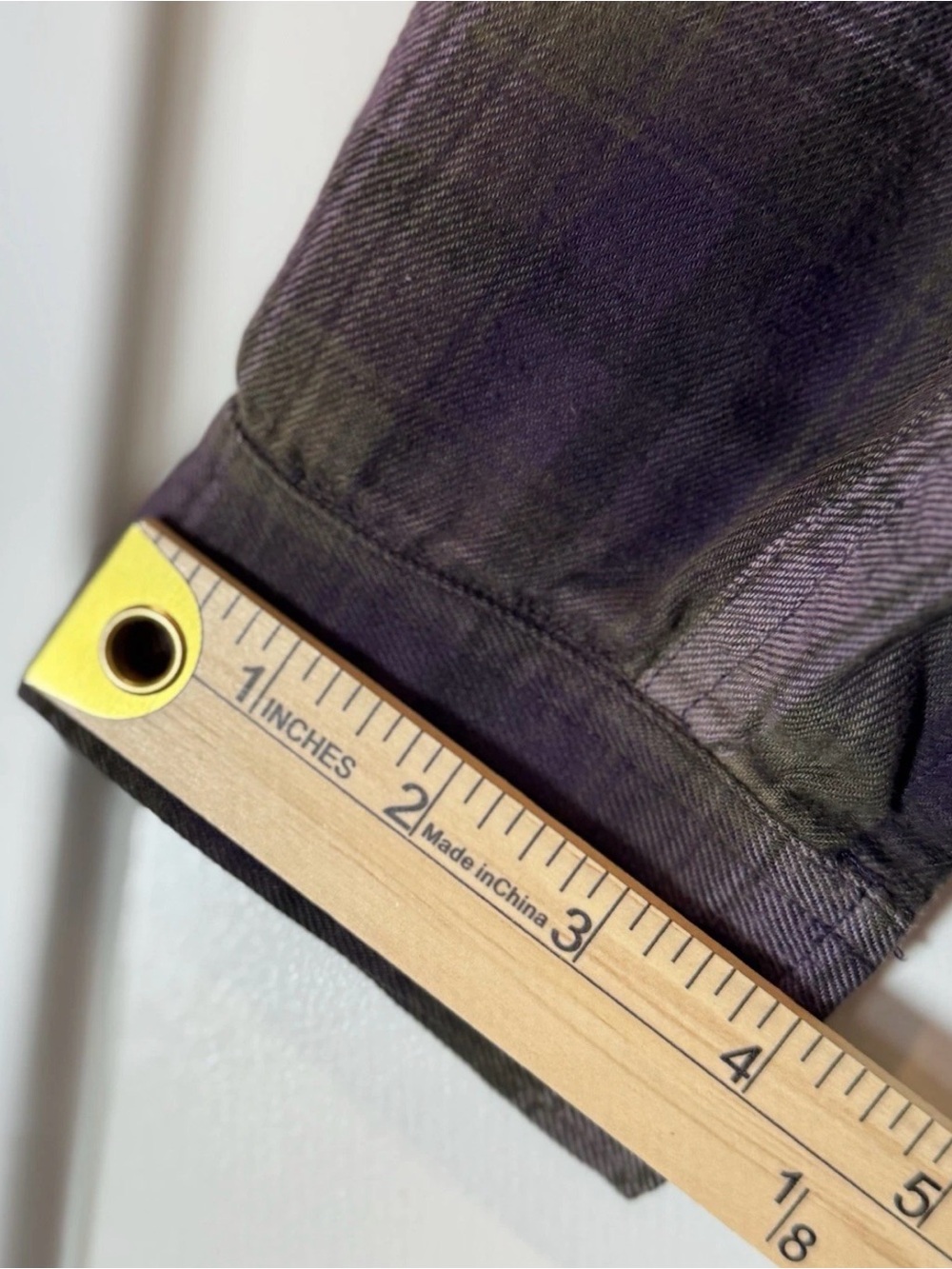 Ralph Lauren Plaid Shirt Jacket - Purple and Black - Picture 8 of 11